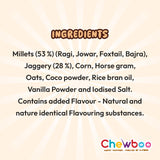 Chewboo Multi Millet Crunchies – Cocoa Millet Cereal & Snack for Kids (400g)