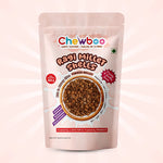 Chewboo Ragi Millet Shells baby food pouch, 400g with label of Created by Doctor and Trusted by Parents.
