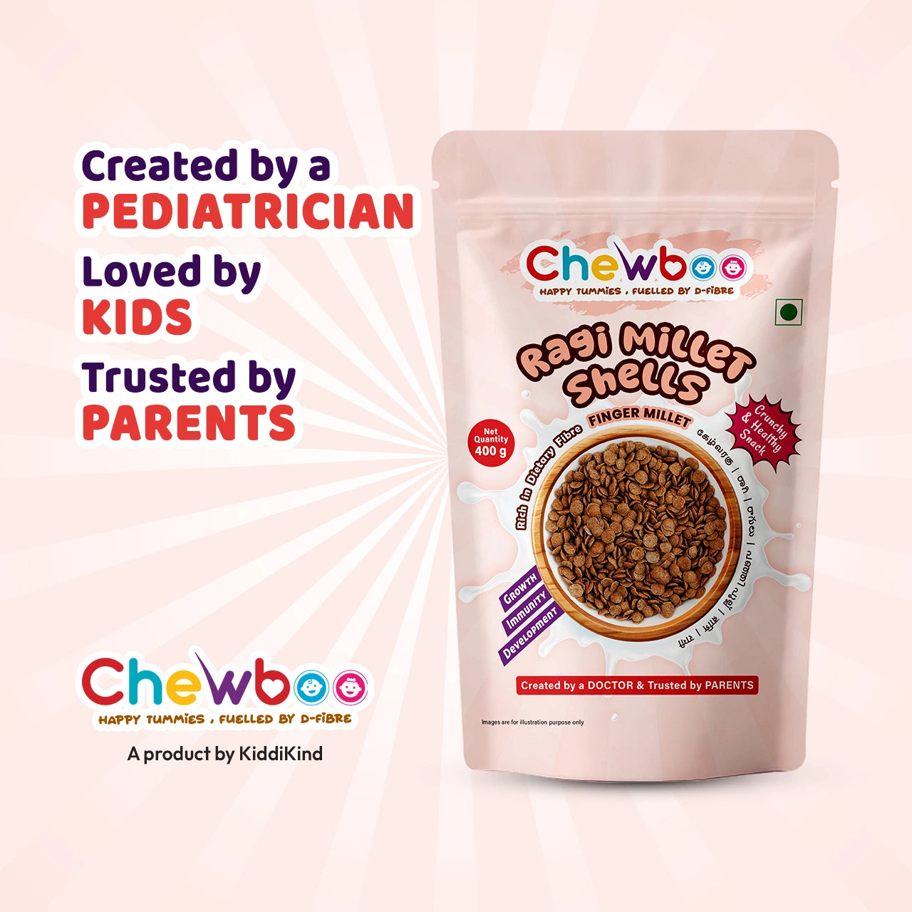 Chewboo Ragi Millet Shells