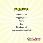 Chewboo Bajra Millet Shells Ingredients List