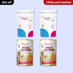 KiddiKind starter combo: 2 tins of Millet Teethers and 2 packs of Millet Miracles Plain with a 30% discount offer